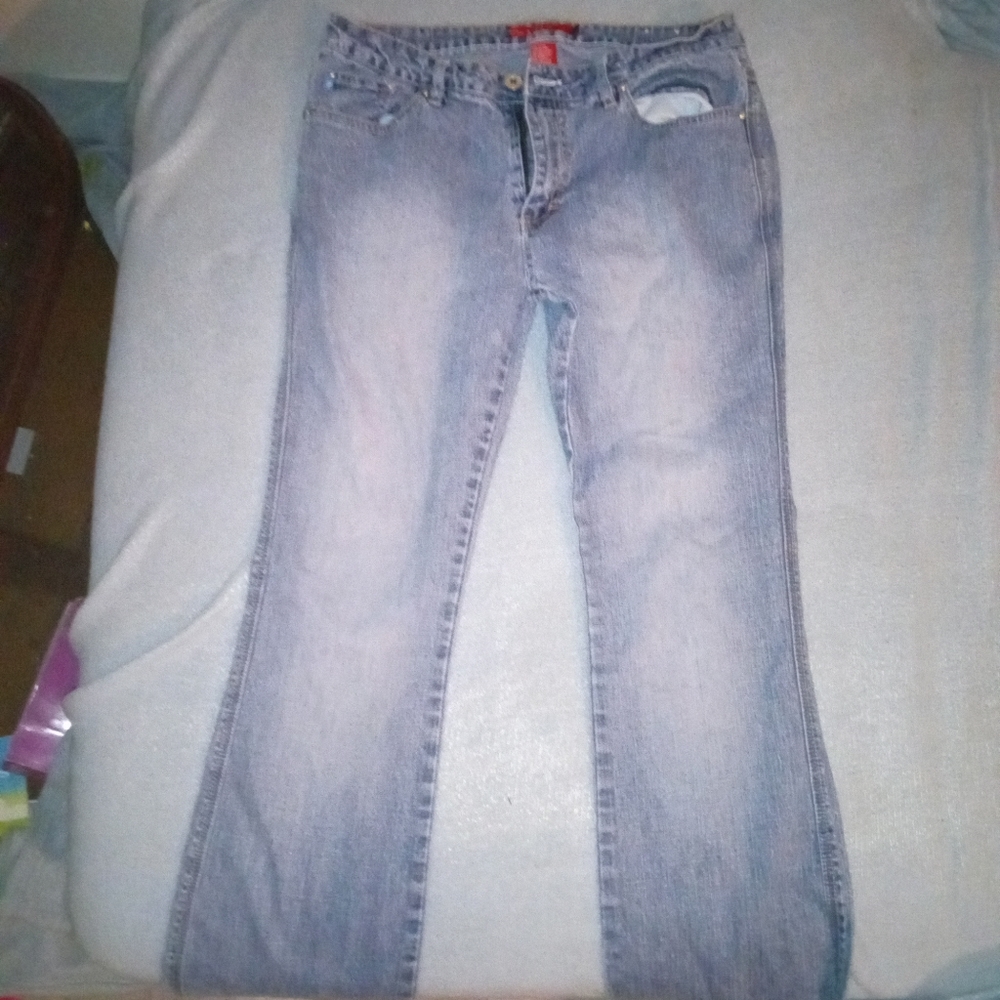Distressed jeans